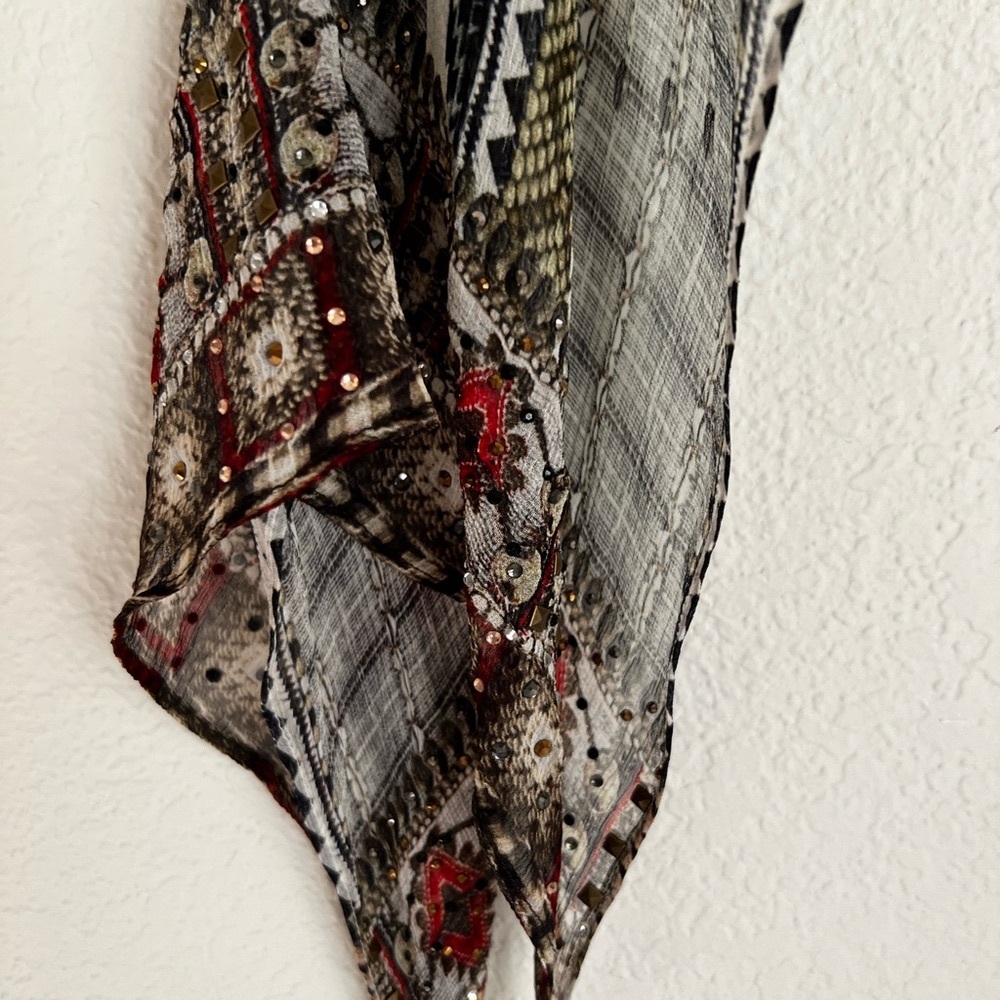 Camilla Oblong Patterned Scarf - Picture 2 of 5